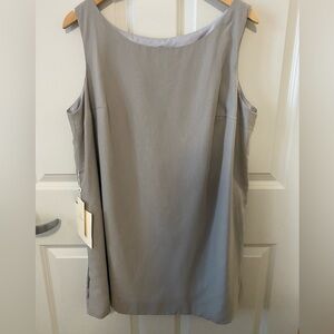 Lanting Bride Silver Gray Sleeveless Dress